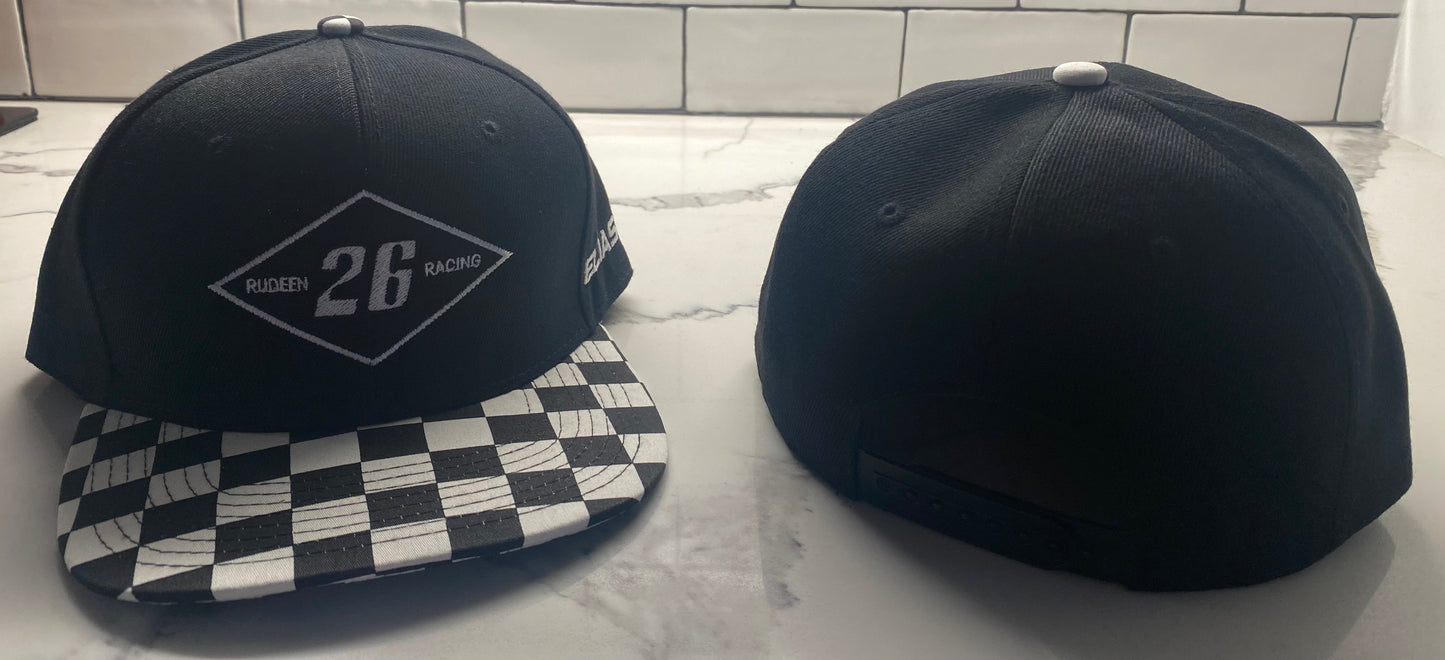 Black/Checkered SnapBack